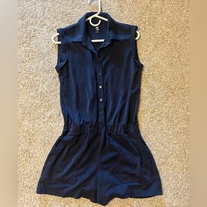 Navy blue romper